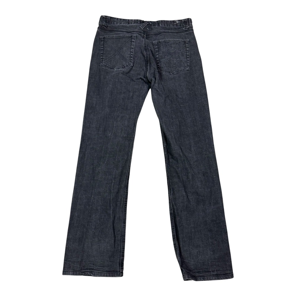 DGK All Day Cotton Blend Straight Leg Faded Black Jeans‎ Men's 32 (Fits 30x30)